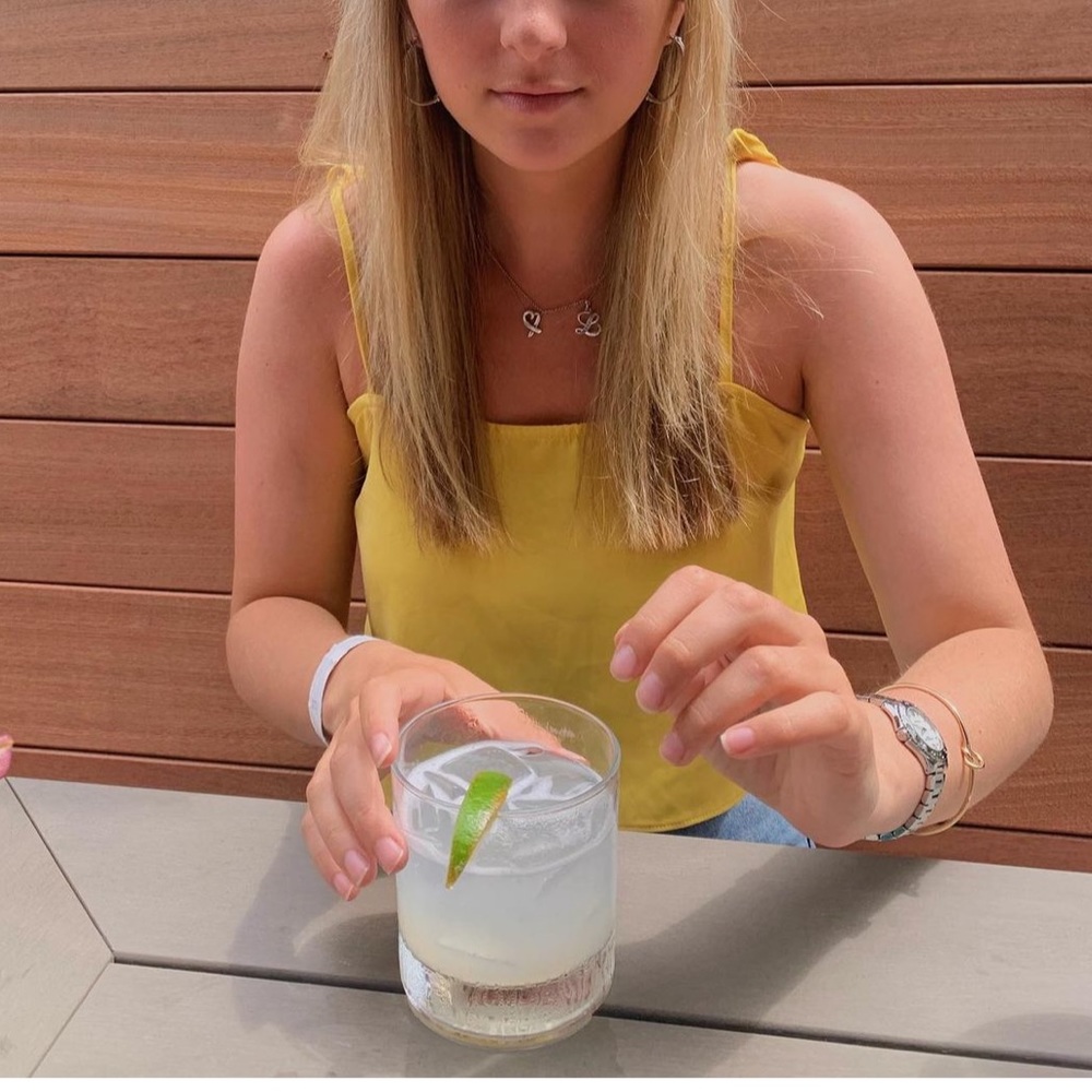 Superdown (Revolve) Cropped Yellow Tank Top - image 3